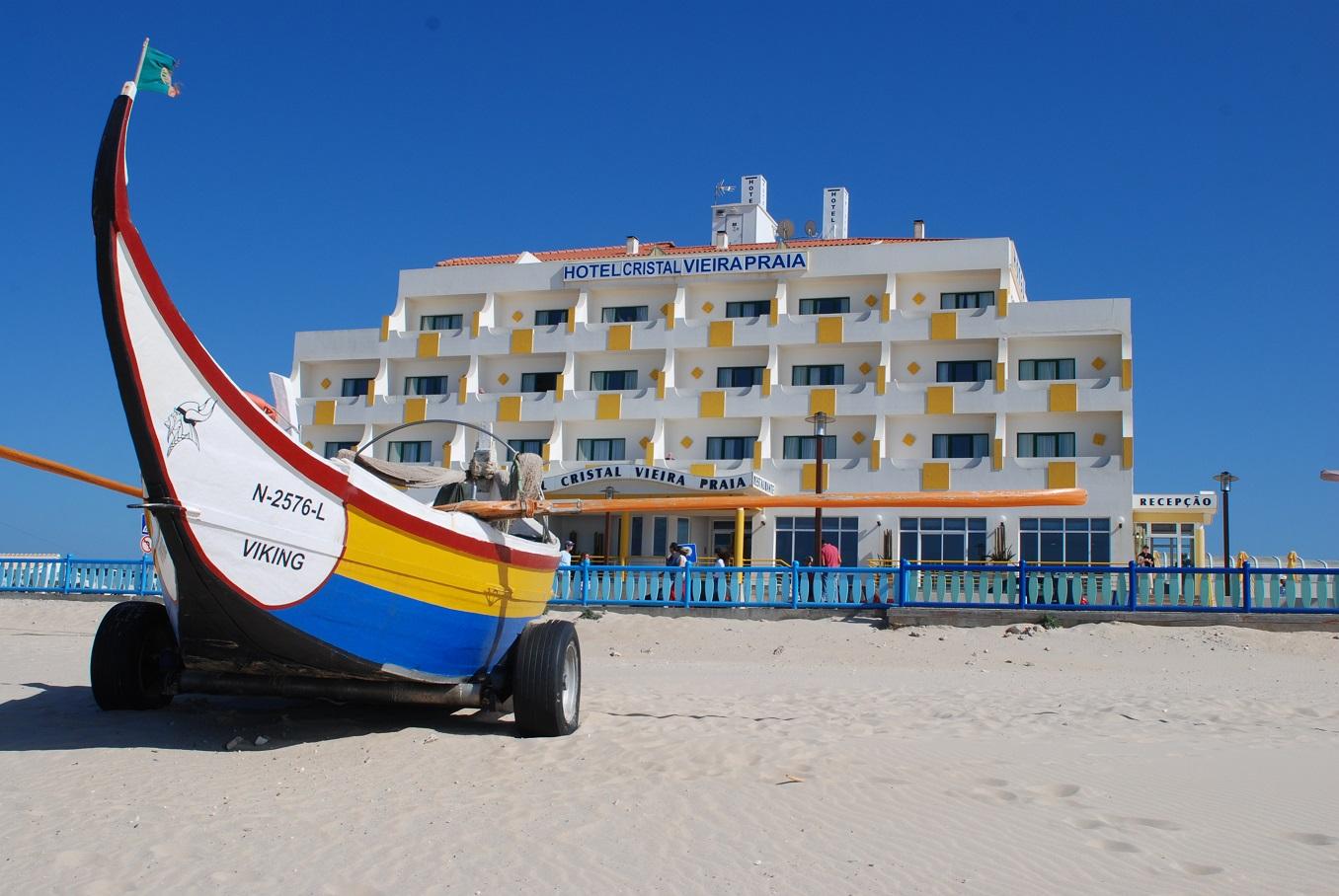 Hotel Cristal Vieira Praia & Spa Виейра-де-Лейрия Экстерьер фото